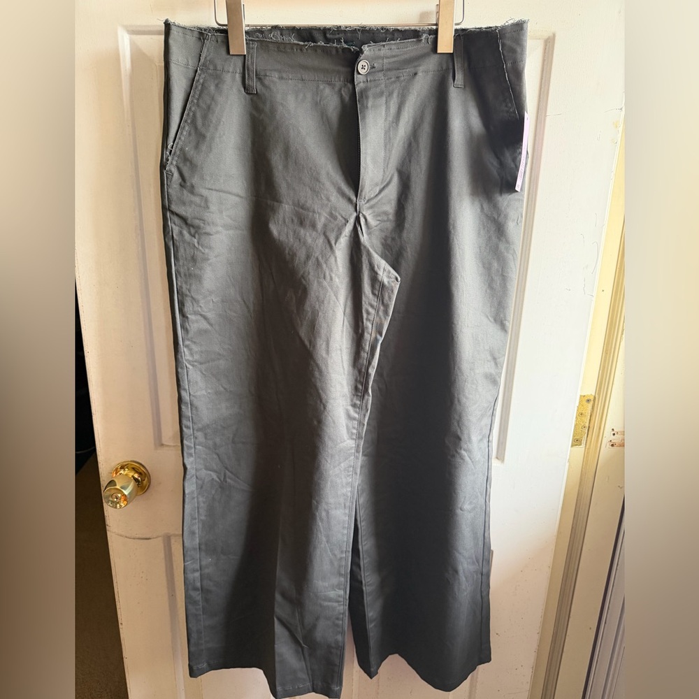 Wild Fable Dark Gray Wide Leg Pants Size Large